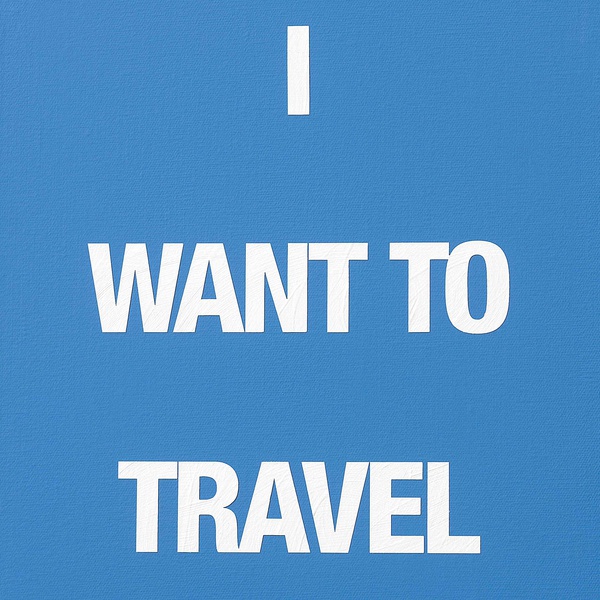 I WANT TO TRAVEL, 2009 Acrylic on canvas 50 x 40 cm